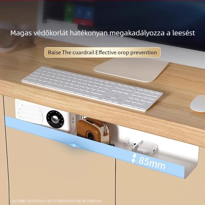 Asztal alatti kábelrendező — műanyag, modern letisztult stílus (Anyag: műanyag; Stílus: modern minimalist; Bevezetés éve: 2025; Tárolási helyszínek: asztal, nappali; Márka: Friendly)