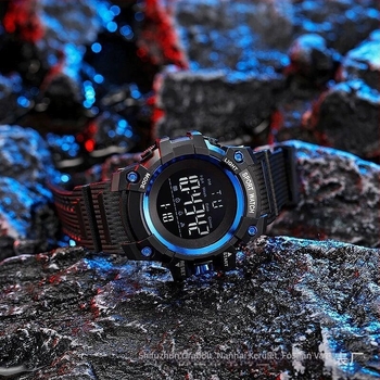 SFZ Elektronikus egyetemi óra – világító idő, digitális kijelző, ébresztő, 10 m vízállóság, TPU szíj