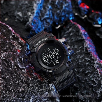 SFZ Elektronikus egyetemi óra – világító idő, digitális kijelző, ébresztő, 10 m vízállóság, TPU szíj