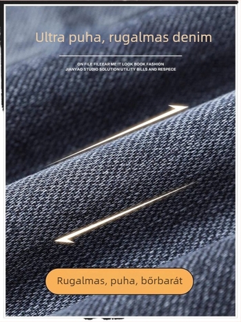 Férfi farmer – tapered szabású, középmagasságú derék, denim rugalmas, Tucano/Woodpecker