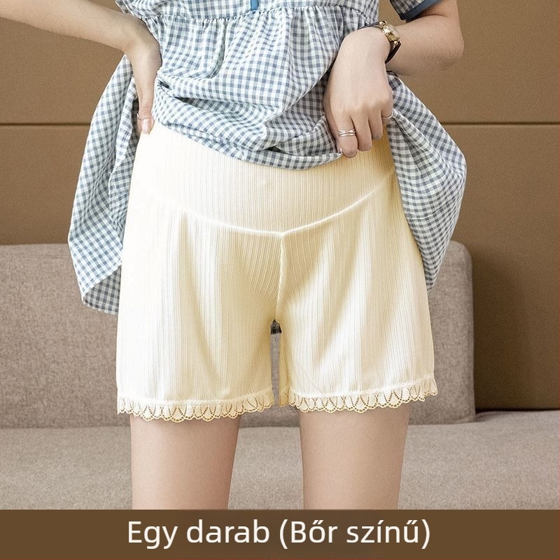 Kismama nadrág, magas derék, nyári vékony Ice Silk anyagból, laza szabás, állítható derék, átlátszóság elleni védelem