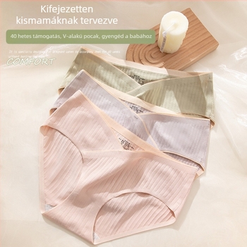 Monroe Pamut kismama bugyi, középmagasságú derék, has-támasz, lélegző pamut bélés, 95–100% pamut