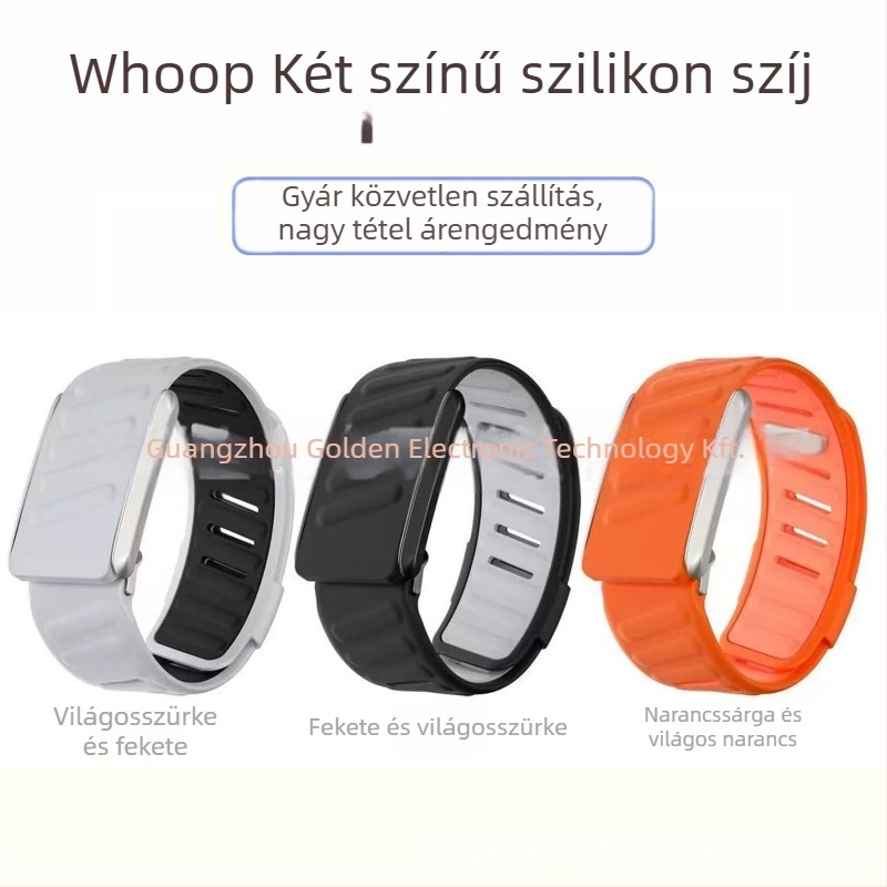 Whoop 4.0 szilikon szíj, egyláncos csattal, 9 g, testreszabható interfész méret