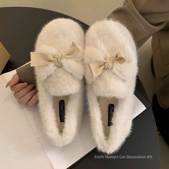 Női lapos cipő – velúr felsőrész, PU talpbetét, gumitalp, sarok nélküli (0–1 cm), Slip-on zárás