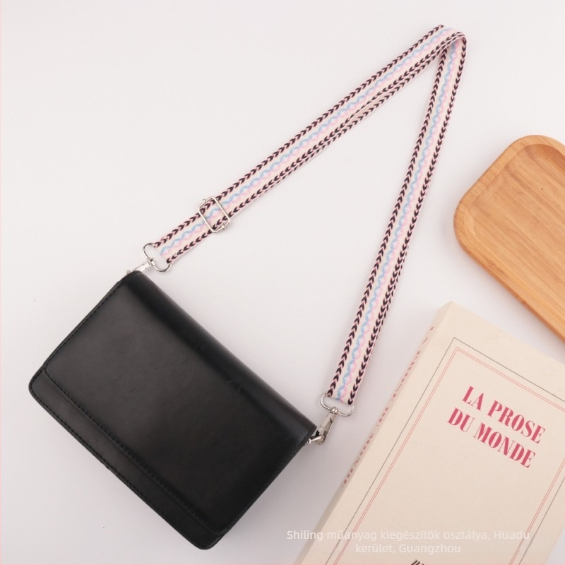 Új színblokkolt, vastag vállpánt táskákhoz, cserélhető hosszú vállpánttal crossbody használatra