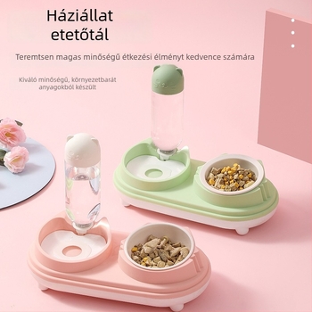Dupla automata vízadagoló tál macskáknak és kutyáknak – víz tál, testreszabható