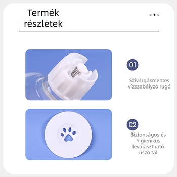 Macska dupla tál automata etető készlet