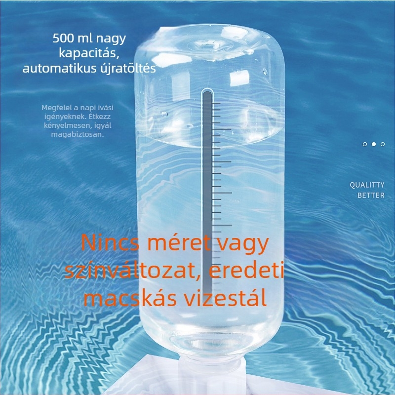 Macska dupla tál automata etető készlet