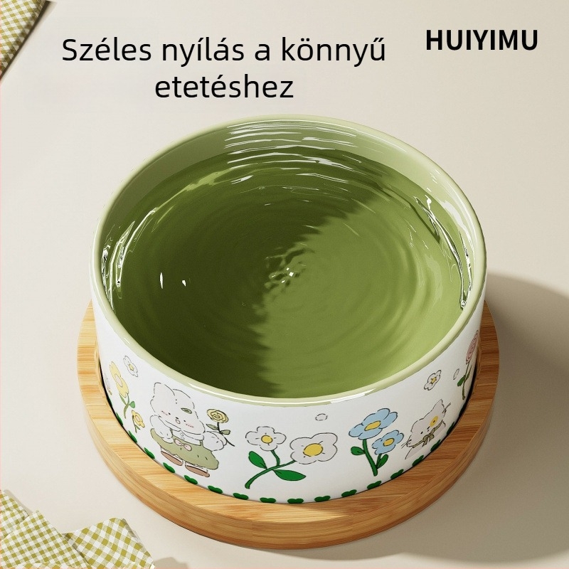 Macska etető tál, dőlésmentes, etető- és itatál macskáknak