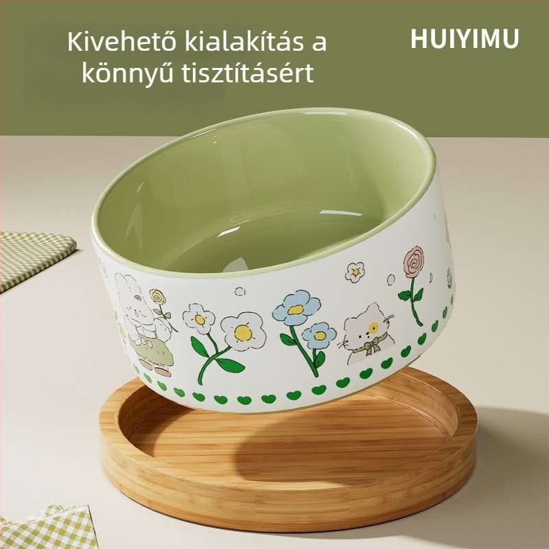 Macska etető tál, dőlésmentes, etető- és itatál macskáknak