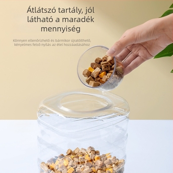 Automata víz- és etető adagoló 3,8 L kapacitással háziállatok számára
