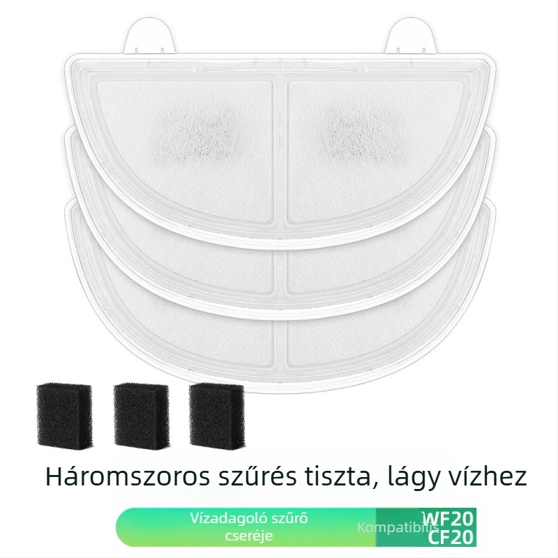 Macska víz adagoló szűrőelem WF20/CF20 – nem szövött textil; eredet Dongguan; 100 darabos box; alkalmas macskáknak; kategória: háziállat eledel