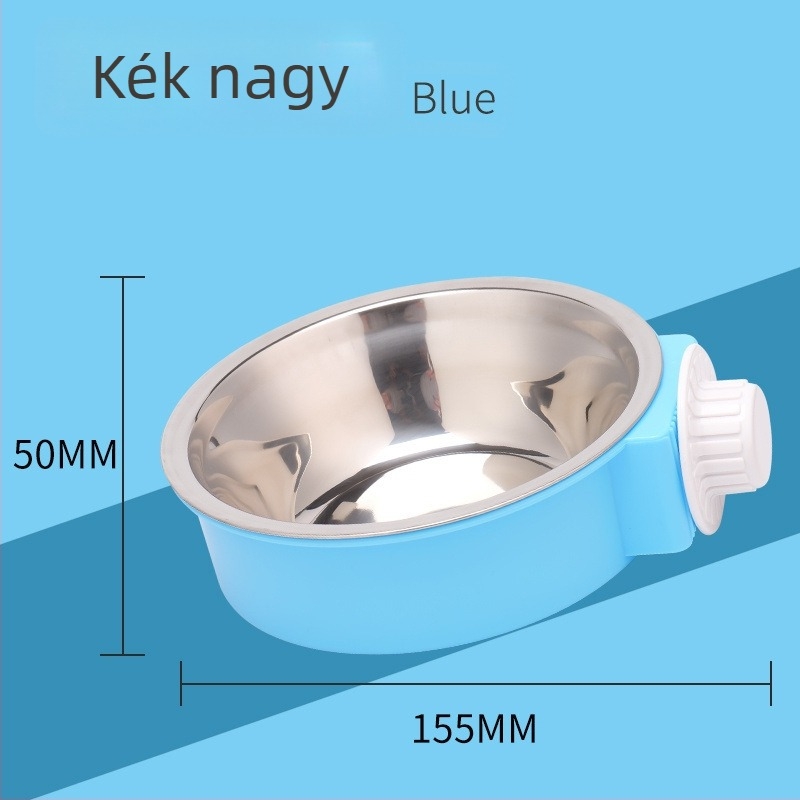 Etető- és itató tál háziállatok számára, rozsdamentes acélból, fix és függő kivitelben, kutyáknak és macskáknak.