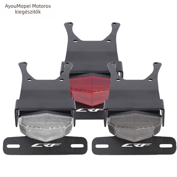 LED hátsó rendszámtábla keret Honda CRF250L/CRF250L Rally számára, 3 mm vastag alumínium ötvözet