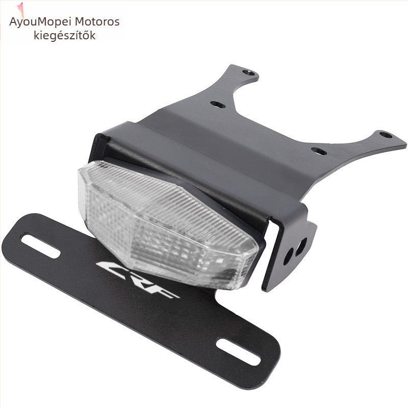 LED hátsó rendszámtábla keret Honda CRF250L/CRF250L Rally számára, 3 mm vastag alumínium ötvözet