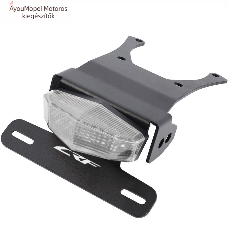 LED hátsó rendszámtábla keret Honda CRF250L/CRF250L Rally számára, 3 mm vastag alumínium ötvözet