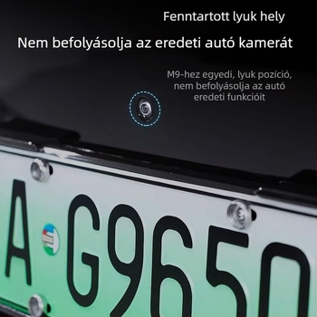 Wenjie M9 rendszámkeret – teljes védőkeret, ABS, modell 000, Ziwoqi