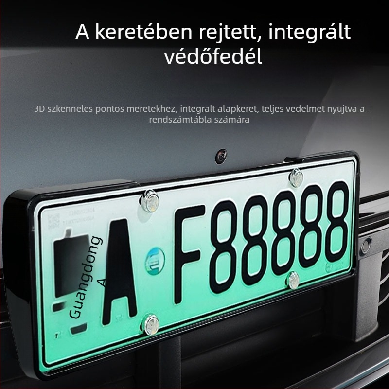 Wenjie M9 rendszámkeret – teljes védőkeret, ABS, modell 000, Ziwoqi