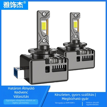 LED autó lámpák projektorral, D1S-D5S kompatibilis, 100W, 7500LM, 9-40V, IP68