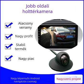 Jobboldali holttér kamera autóhoz – USB Android, 1080P, 360° állítható, UVC protokoll, modell M1