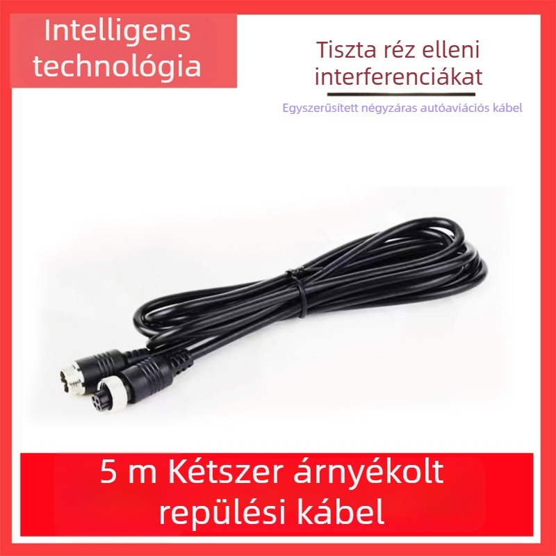 Járműre szerelt tolató kamera, modell Zl-01, 12–36V, 1080P/720P, AHD/CCD, 90–120° látószög