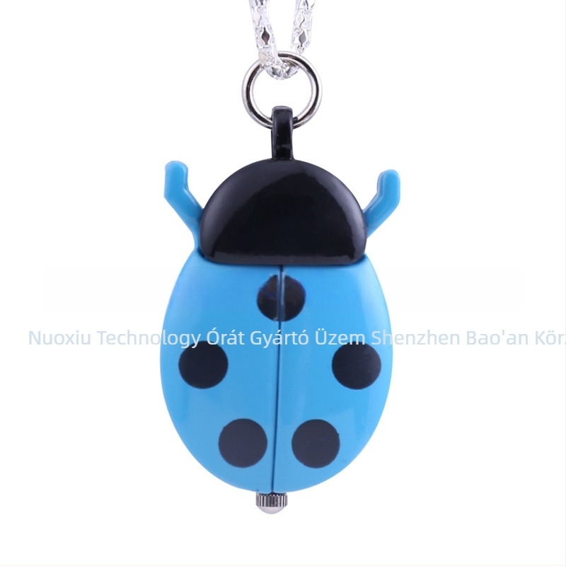 Zsebóra ladybug formában, hétcsillagos dizájn — kvarc mechanizmus; edzett ásványüveg; ötvözet tok; antik stílus; vízállóság: Nem