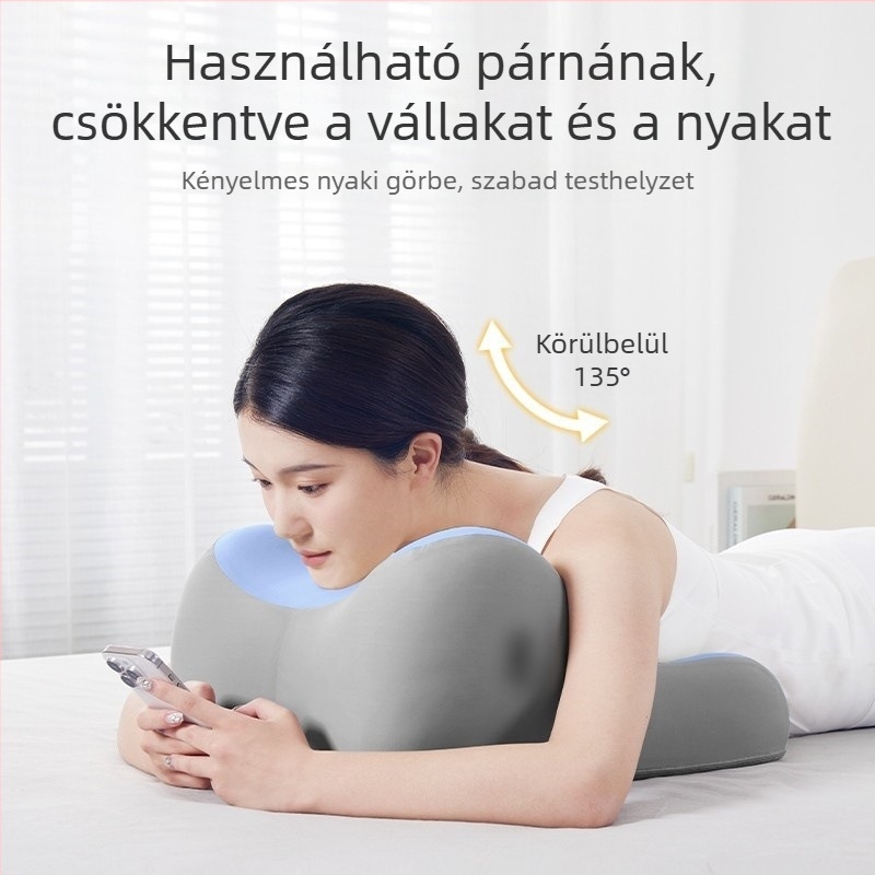 Ágyéki támasz párna irodába — memóriahab töltet, modern minimalista stílus, egyedi feldolgozás
