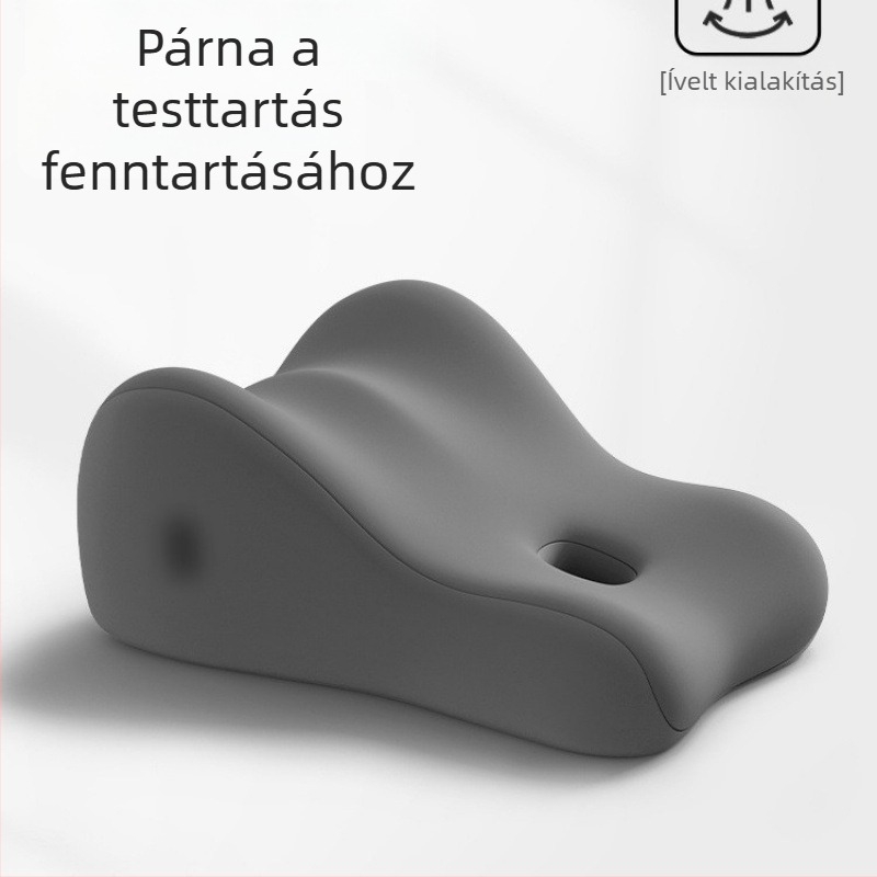 Ágyéki támasz párna irodába — memóriahab töltet, modern minimalista stílus, egyedi feldolgozás