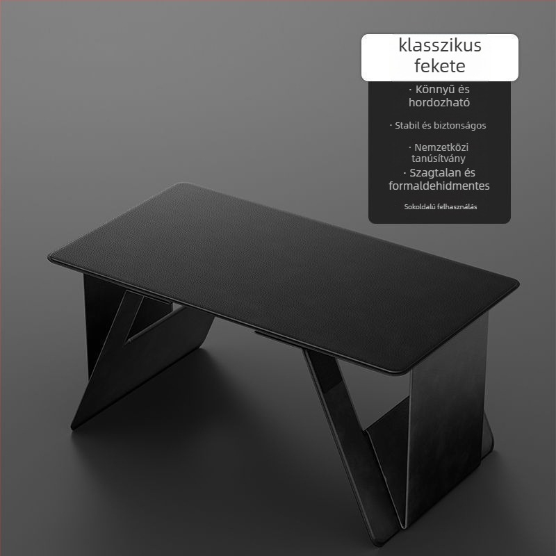 Autóban használható összecsukható asztal laptop/tablet számára – univerzális, többfunkciós, könnyű műanyag lemez, beépített rögzítés