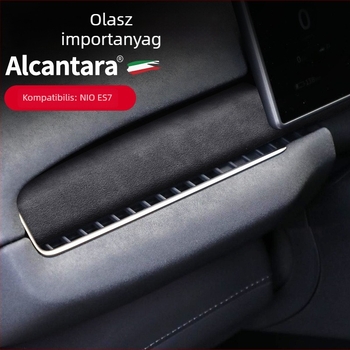 SNBLO Velúr belső burkolat a középső műszerfalhoz NIO ES7-hez (Anyag: Alcantara suede; Modell: Wei Lai; Feldolgozás és testreszabás: Igen)