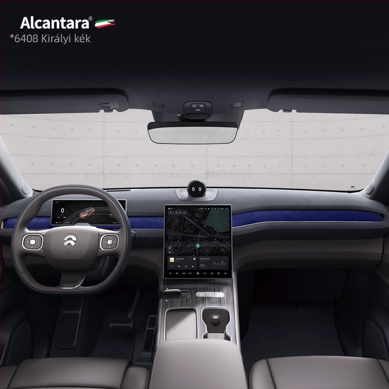 SNBLO Velúr belső burkolat a középső műszerfalhoz NIO ES7-hez (Anyag: Alcantara suede; Modell: Wei Lai; Feldolgozás és testreszabás: Igen)