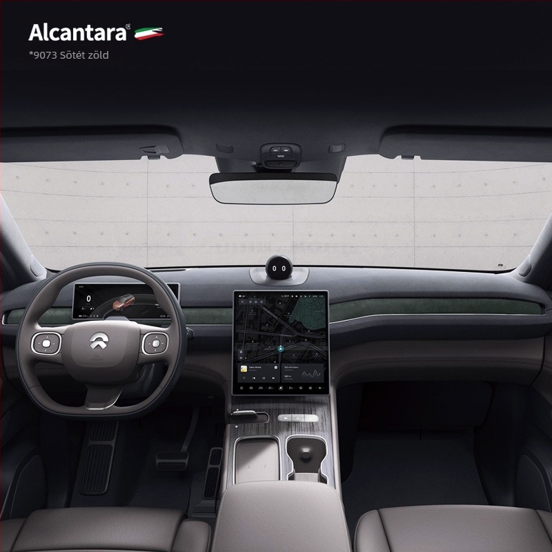 SNBLO Velúr belső burkolat a középső műszerfalhoz NIO ES7-hez (Anyag: Alcantara suede; Modell: Wei Lai; Feldolgozás és testreszabás: Igen)