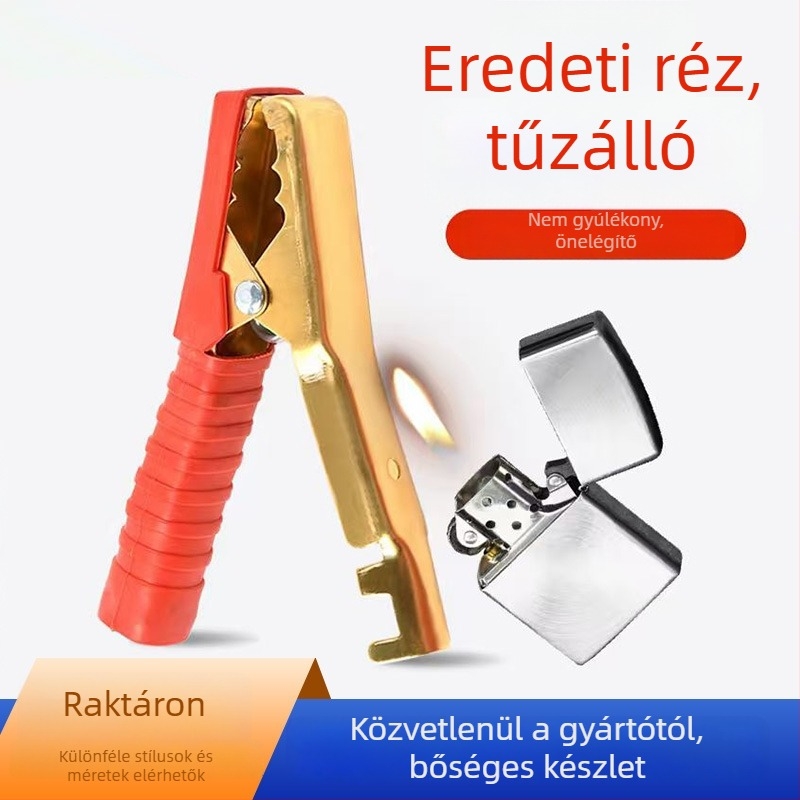 Xinfushuo Nagyáramú Autó Akkumulátor Csipesz, Krokodil Csipesz, 100–1000A, Teljes és Fél Készlet