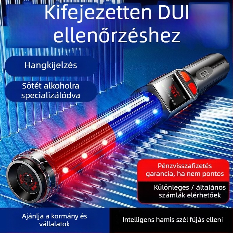 Alkohol-szonda – Légzésalapú, rendkívül pontos mérőeszköz