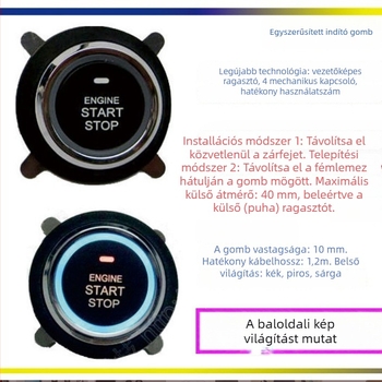 Yuguangda 3. generációs A autó távoli indítási rendszer — egygombos indítás, távoli indítás az eredeti autó távirányítójával, áramkiesés-vezérlés, kézifék (minden modellhez)