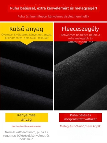 Férfi sportos nadrág fleece béléssel, lazán szabott egyenes szár, középtáji derék kötőzsinórral, 100% poliészter, csíkos mintázat