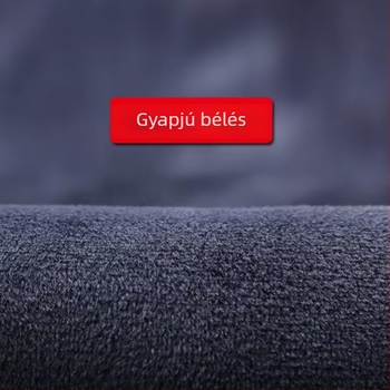 Férfi sportos szabadidő nadrág ősz-télre fleece béléssel, szélálló, egyenes szabású, szabadtéri tevékenységekhez.