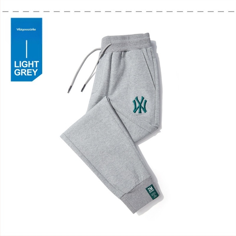 Férfi hétköznapi nadrág panelvarrással (Slim straight szabás; pamut-poliészter keverék; középmagas derék; vasalásmentes; tavasz 2025)