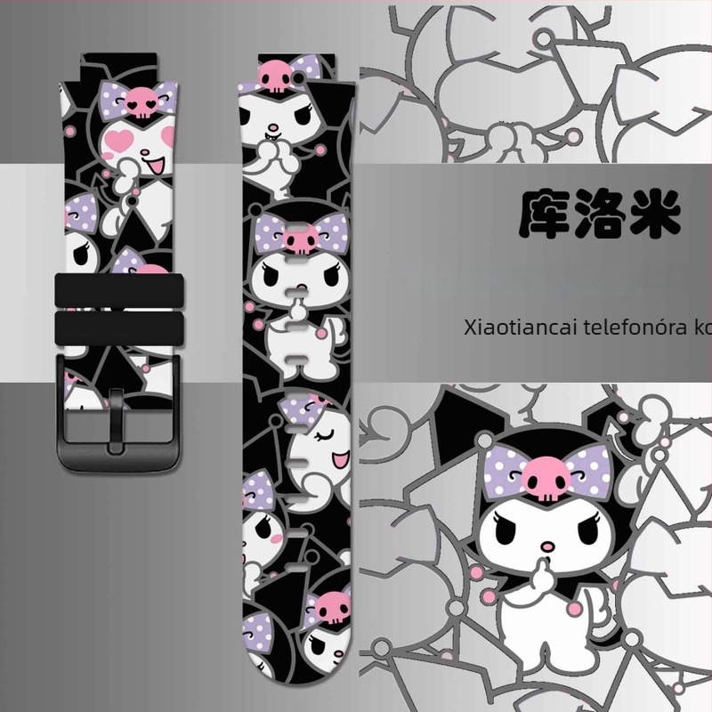 BWD TPU óraszíj Little Genius és univerzális modellekhez — Sanrio mintázat, csat, 50 készlet a csomagban