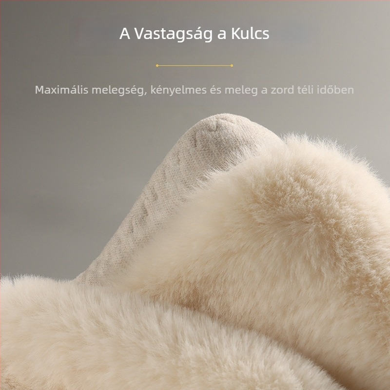 Gyapjú bélelt melegítő nadrág háromrétegű, extra vastag 301–350 g/m², fleece bélés, térd- és derékvédővel