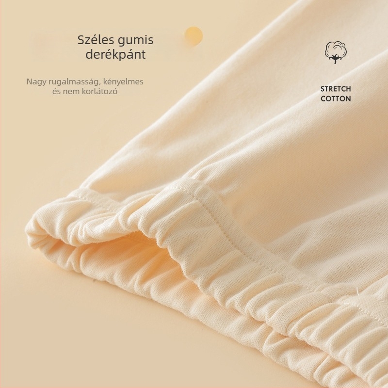 Pamut thermális leggings lányoknak és tiniknek, vékony alapréteg nadrág
