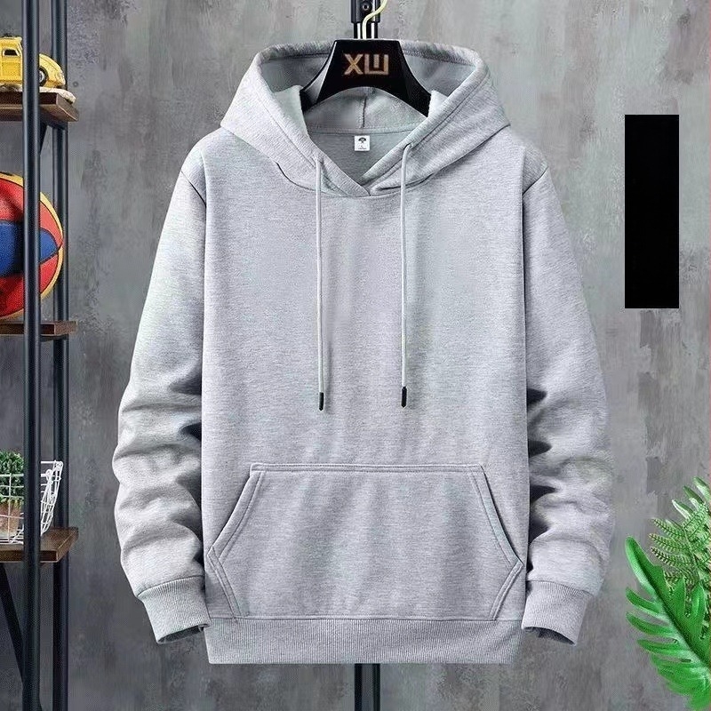 Kapucnis pulóver fleece-béléssel, laza szabás, hosszú ujjú, poliészter 96%