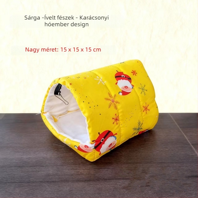 Hamster meleg pamutfészek – téli menedék; Anyag: pamut; Eredet: Anhui; Importálás: Nem; Márka: Other