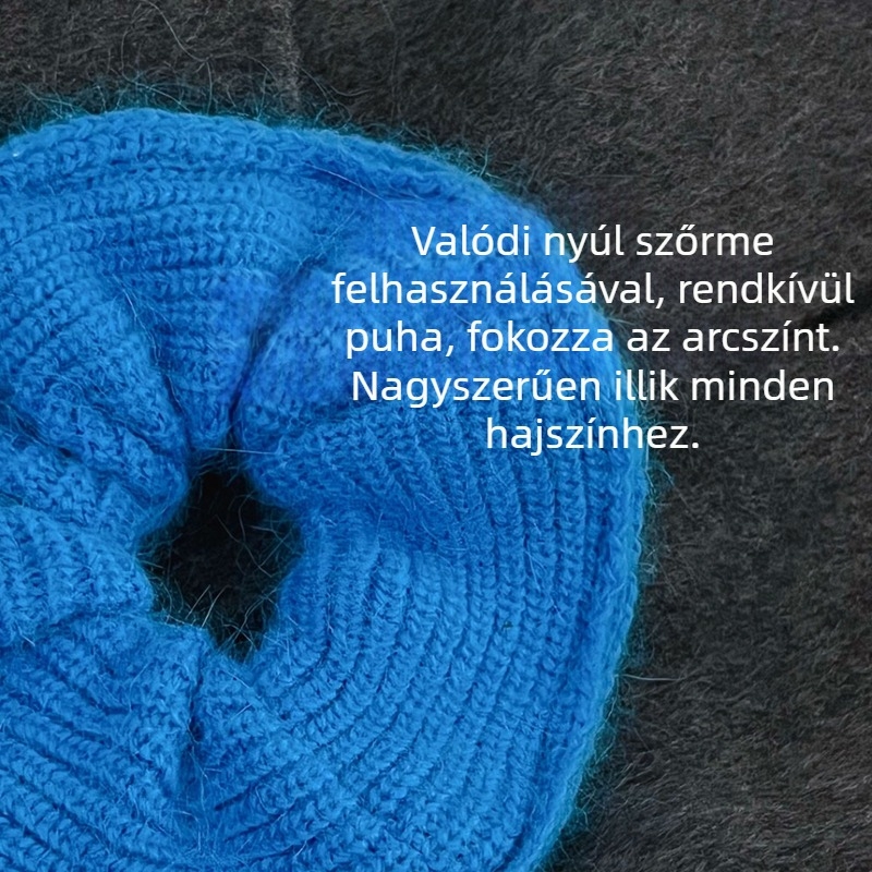Gyapjúból készült nagy, kötött hajgumi, friss és édes stílus, magas rugalmasság