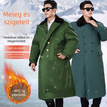 Hosszú meleg téli kabát fleece béléssel, Chenille anyag, 90–95% Spandex