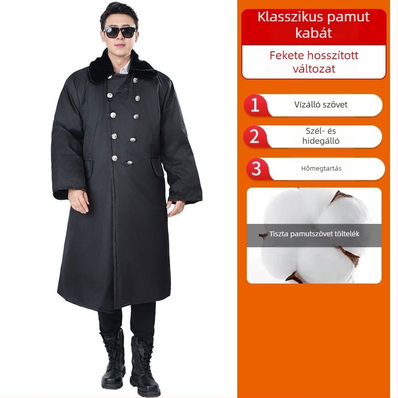 Hosszú meleg téli kabát fleece béléssel, Chenille anyag, 90–95% Spandex