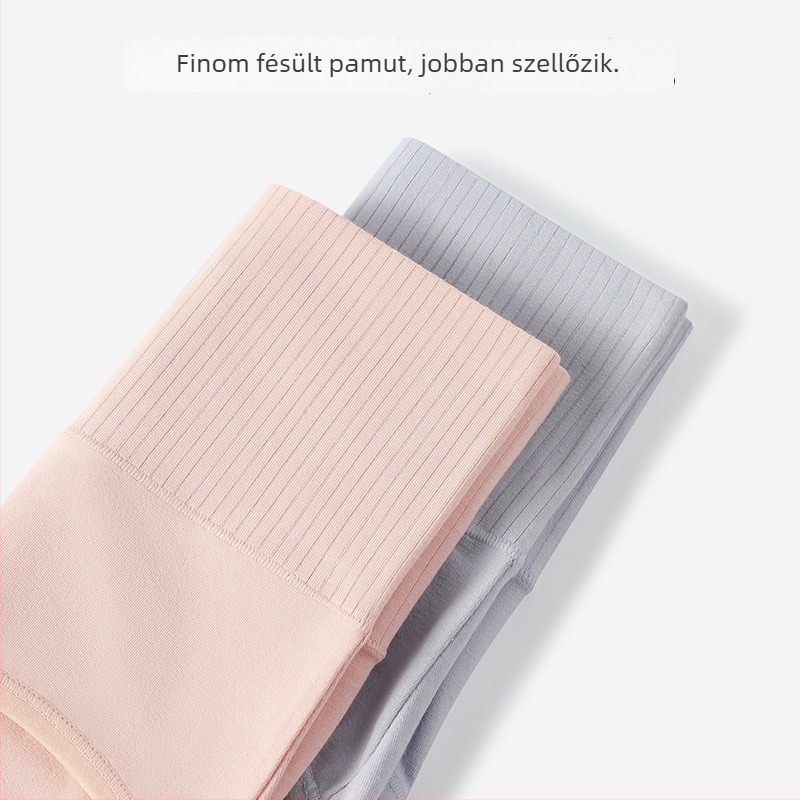 Női pamut alsónemű, magas derékkal, hasformázó és fenékemelő, antibakteriális, lélegző