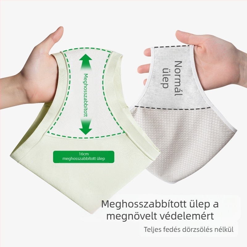 60 darab női alsónemű 100% pamut, antibakteriális réteg, középmagas derekú, egyszerű fazon