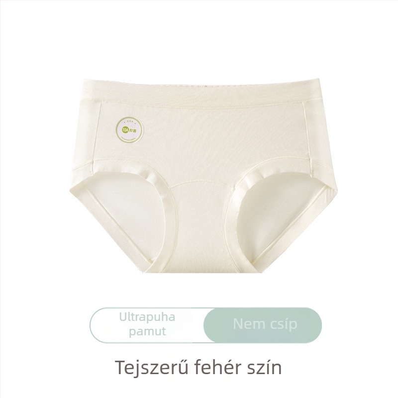 60 darab női alsónemű 100% pamut, antibakteriális réteg, középmagas derekú, egyszerű fazon