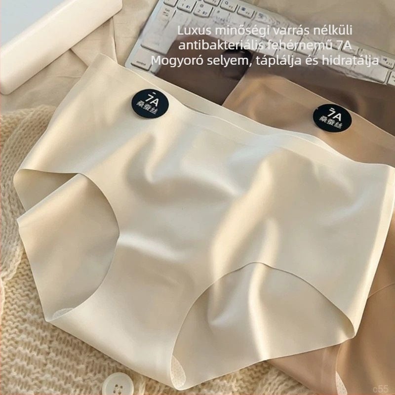 Női sportos jóga alsónemű antibakteriális intim rés Mulberry selyemmel bélelt; fő anyag Nylon; fonal vastagság 31–40d; kötött anyag; középmagas derekú; lélegző, nem látszódik a ruhák alatt.